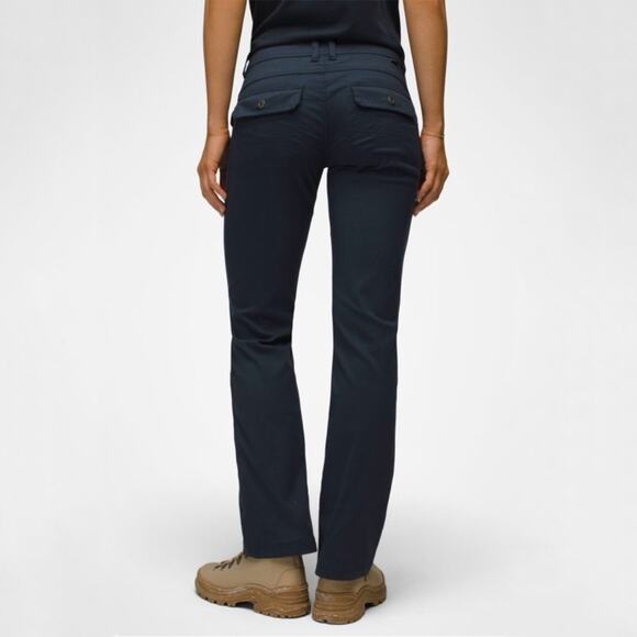 PrAna Navy Halle Convertible Roll Up Hiking Pants Sz 8 - Picture 12 of 14